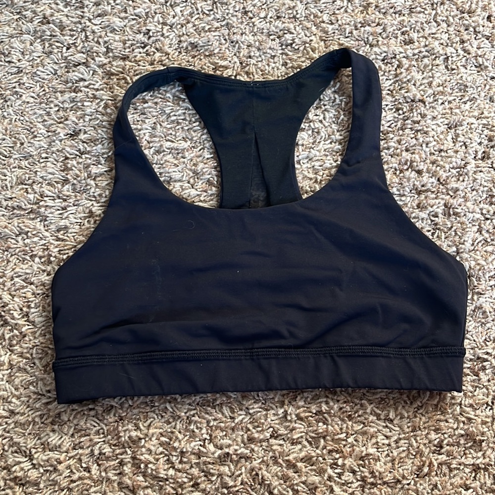 Lululemon Racerback Mesh Cut Out Sports Bra Size 6